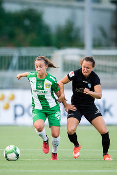 Hammarbys Julia Zigiotti Olme och Göteborgs Catrine