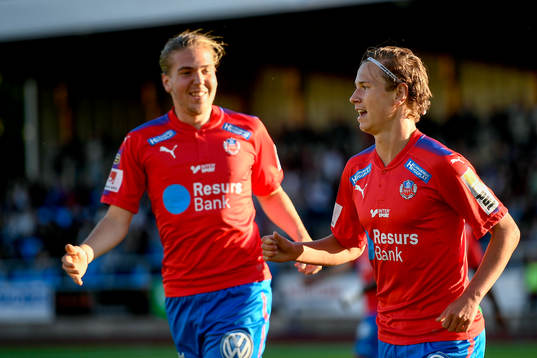 Helsingborgs Alex Timossi Andersson jublar