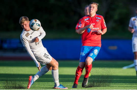 Helsingborgs Darijan Bojanic och Oskarshamns Anton Agebjörn