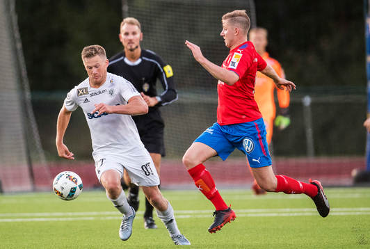 Helsingborgs Darijan Bojanic och Oskarshamns Filip