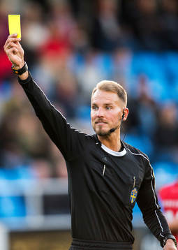 Matchens domare Andreas Johansson