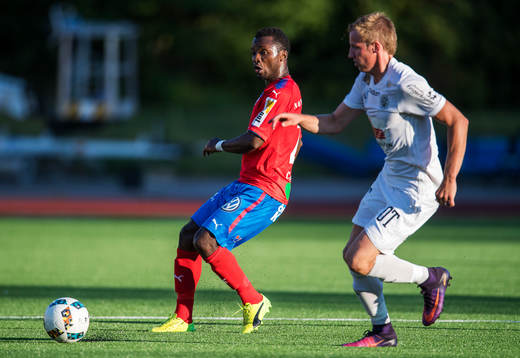 Helsingborgs Monday Samuel och Oskarshamns Eric Persson