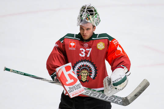 Frölundas målvakt Johan Gustafsson