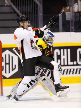 Robin Alvarez, Malmö Redhawks and Niko Hovinen, KalPa