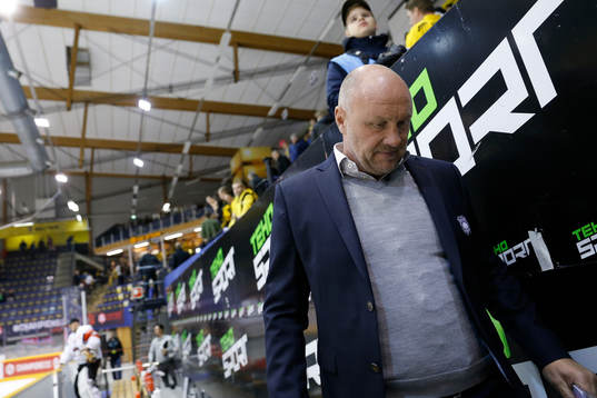 during ice hockey Champions Hockey League match between