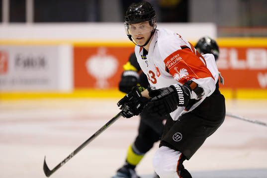 Nichlas Hardt, Malmö Redhawksduring ice hockey Champions