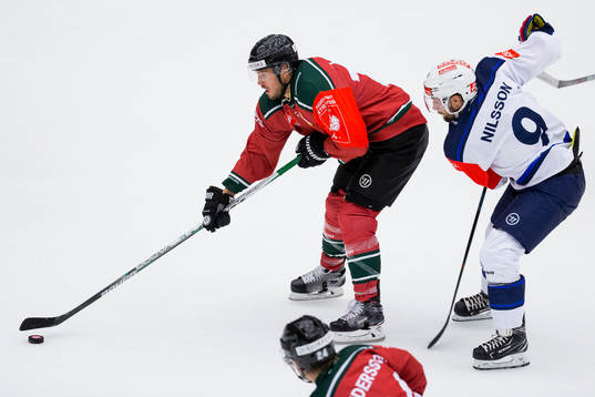 Frölundas Sebastian Stålberg och Zürichs Robert Nilsson