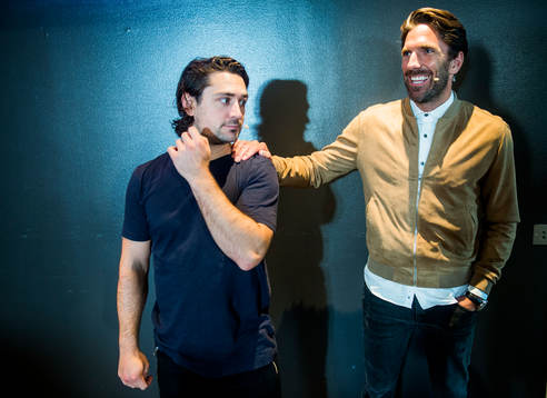 Mats Zuccarello och Henrik Lundqvist