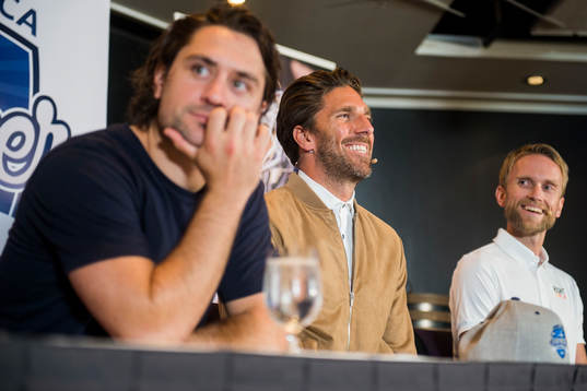 Mats Zuccarello och Henrik Lundqvist