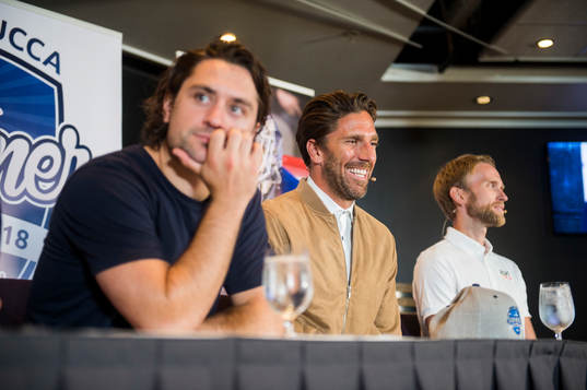 Mats Zuccarello och Henrik Lundqvist