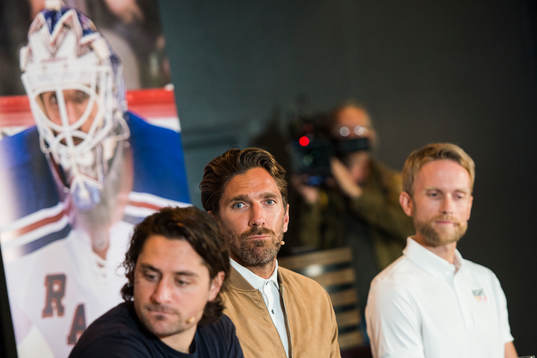 Mats Zuccarello och Henrik Lundqvist