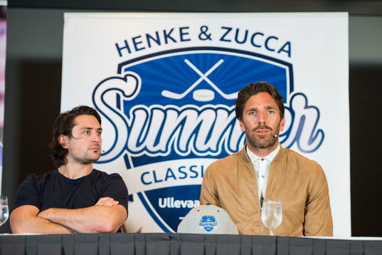 Mats Zuccarello och Henrik Lundqvist