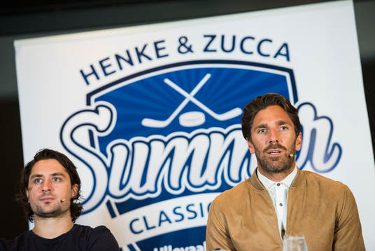 Mats Zuccarello och Henrik Lundqvist
