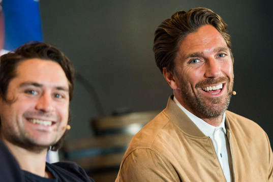 Mats Zuccarello och Henrik Lundqvist