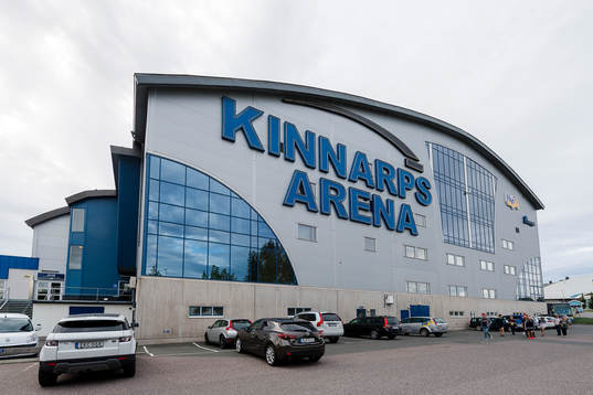 General exterior view of Kinnarps arena prior to the CHL