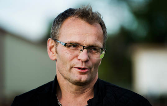 Kenneth Kile när IFK Sundsvall tränar