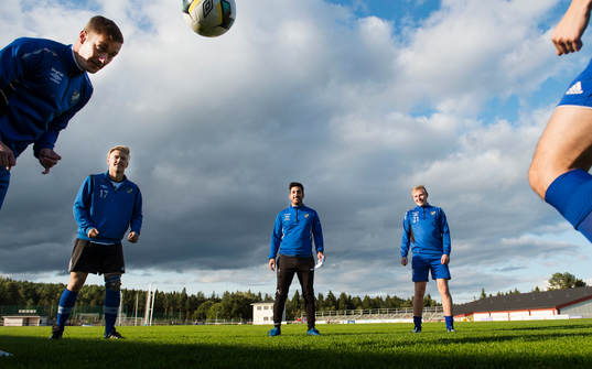 Mika Lindroos, Tobias Strandlund, Emad Nademi, Mårten