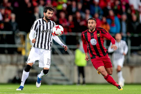 s Jose Angel Crespo och Östersunds Saman Ghoddos