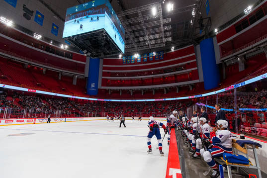 All Stars Stockholms avbytarbås
