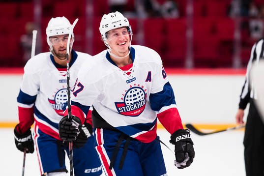 All Stars Stockholms Rickard Rakell jublar