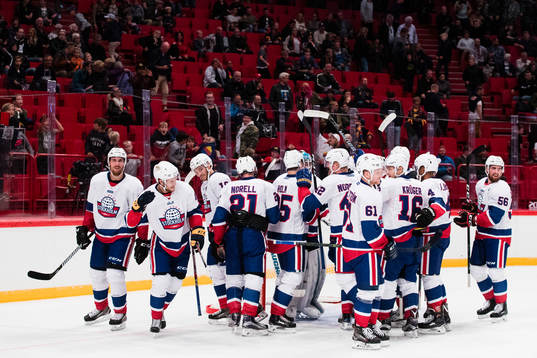 All Stars Stockholms spelare jublar