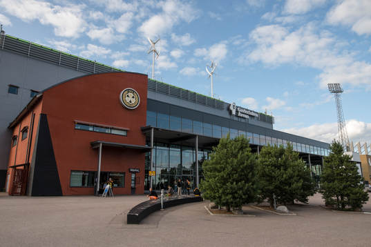 General exterior view of Gavlerinken Arena prior the CHL