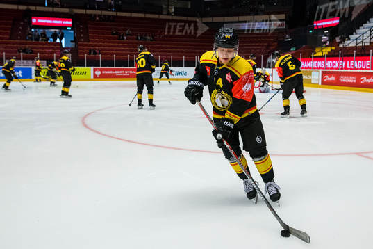Brynäs Henrik Larsson of Brynäs prior the CHL game