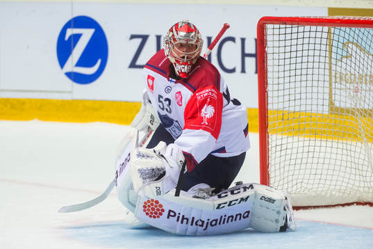 Goalkeeper Atte Engren of Helsinki
