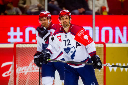 Patrik Carlsson of Helsinki looks dejected