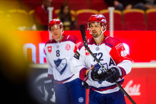 Patrik Carlsson of Helsinki looks dejected