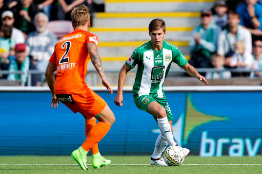 AFC Eskilstunas Daniel Björnqvist och Hammarbys Leo
