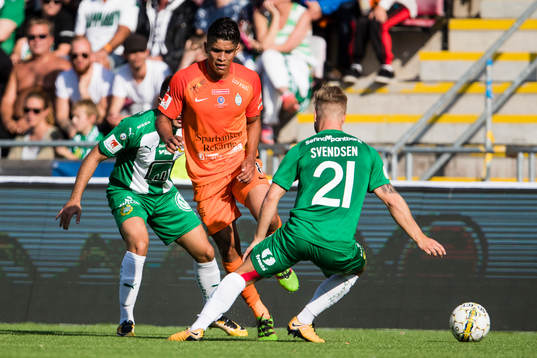 AFC Eskilstunas Wanderson Vavalcante Melo  och Hammarbys