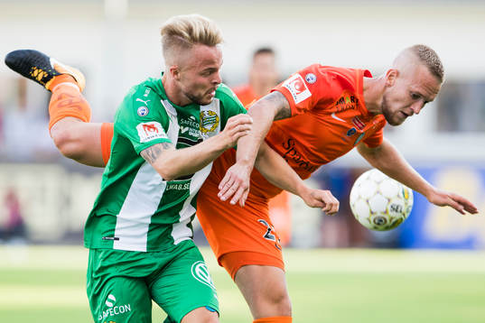 AFC Eskilstunas Alexander Michel och Hammarbys Sander