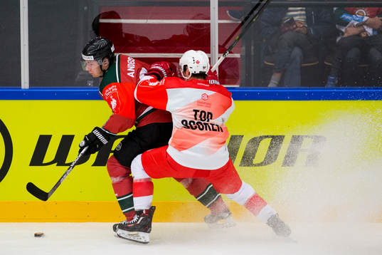Frölundas Lias Andersson mot Klagenfurts Manue Ganahl