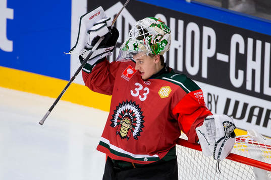 Frölundas målvakt Johan Mattsson