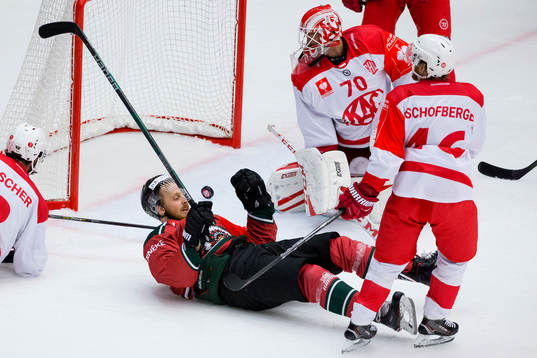 Frölundas Pontus Widerström jublar