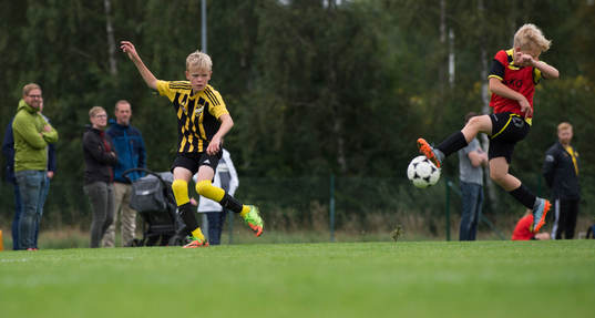 i matchen för pojkar födda 2007 mellan IFK Hässleholm