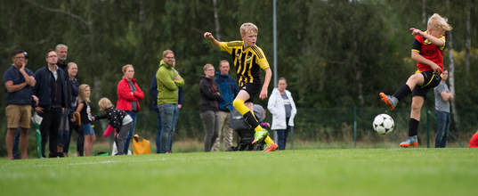 i matchen för pojkar födda 2007 mellan IFK Hässleholm