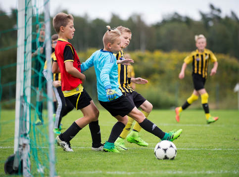 i matchen för pojkar födda 2007 mellan IFK Hässleholm