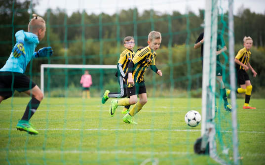 i matchen för pojkar födda 2007 mellan IFK Hässleholm