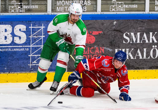 Oskarshamns Karl Johansson och Rögles Daniel Sylwander