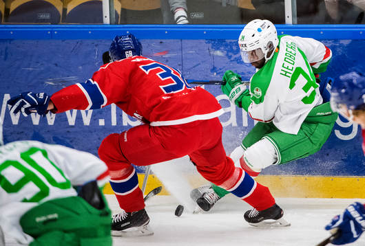 Oskarshamns Joakim Hagelin och Rögles Edwin Hedberg