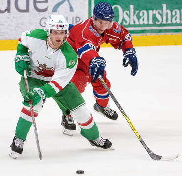 Oskarshamns Filiph Engsund  och Rögles Simon Ryfors