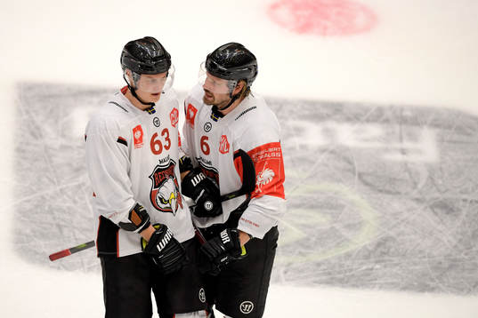 Malmö Redhawks Fredrik Händemark och Stefan Warg