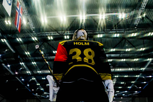 Stavanger Oilers målvakt Henrik Holm