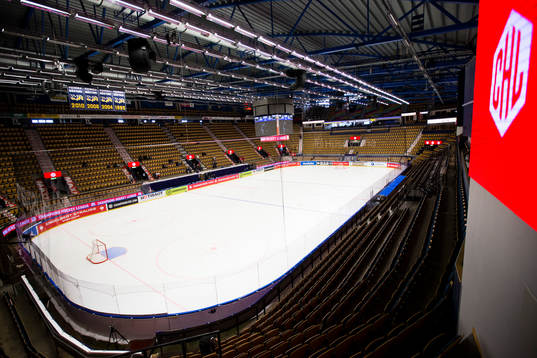 Kinnarps Arena prior to the CHL game between HV71 and