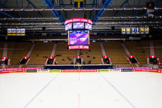 Kinnarps Arena prior to the CHL game between HV71 and