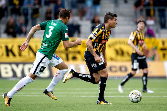Häckens Paulinho och Jönköpings Tom Siwe