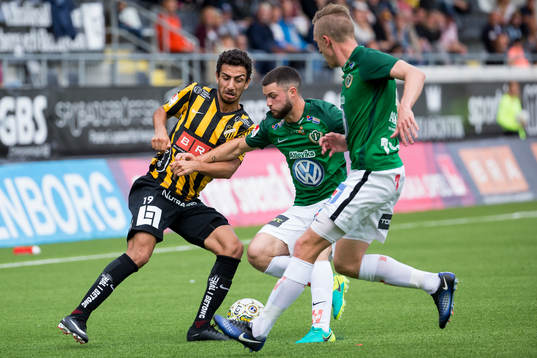 Häckens Daleho Irandust mot Jönköpings Jonathan Tamimi