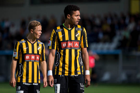 Häckens Adam Andersson och Mathias Ranégie
